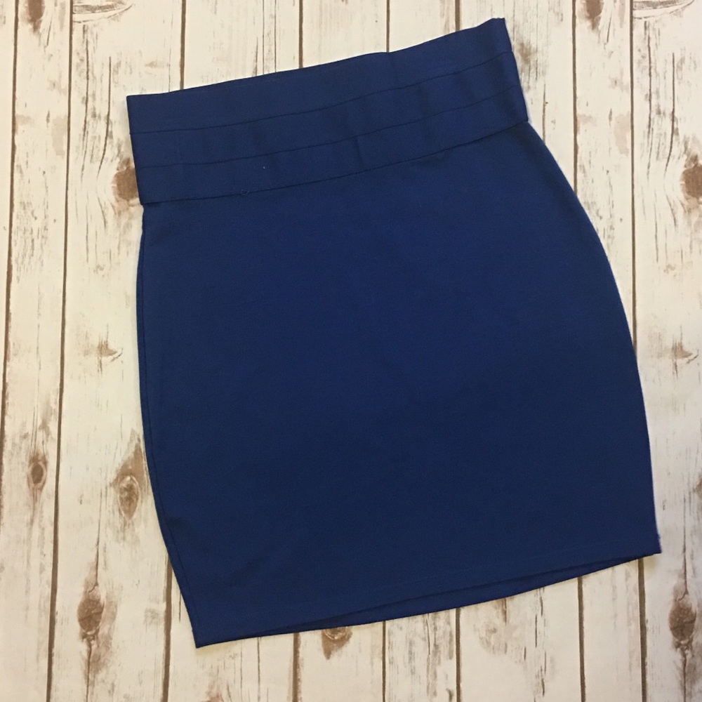 Blue Pencil skirt